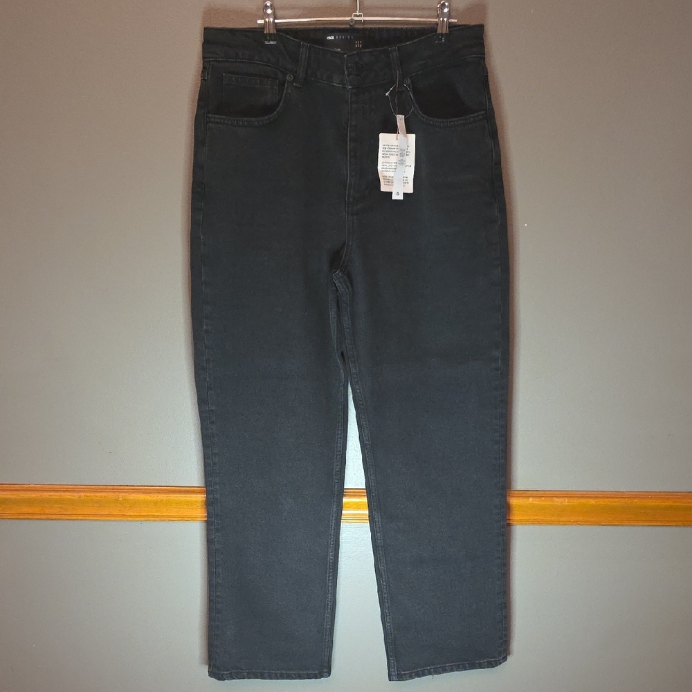 ASOS Black Straight/Wide Leg Women's Jeans